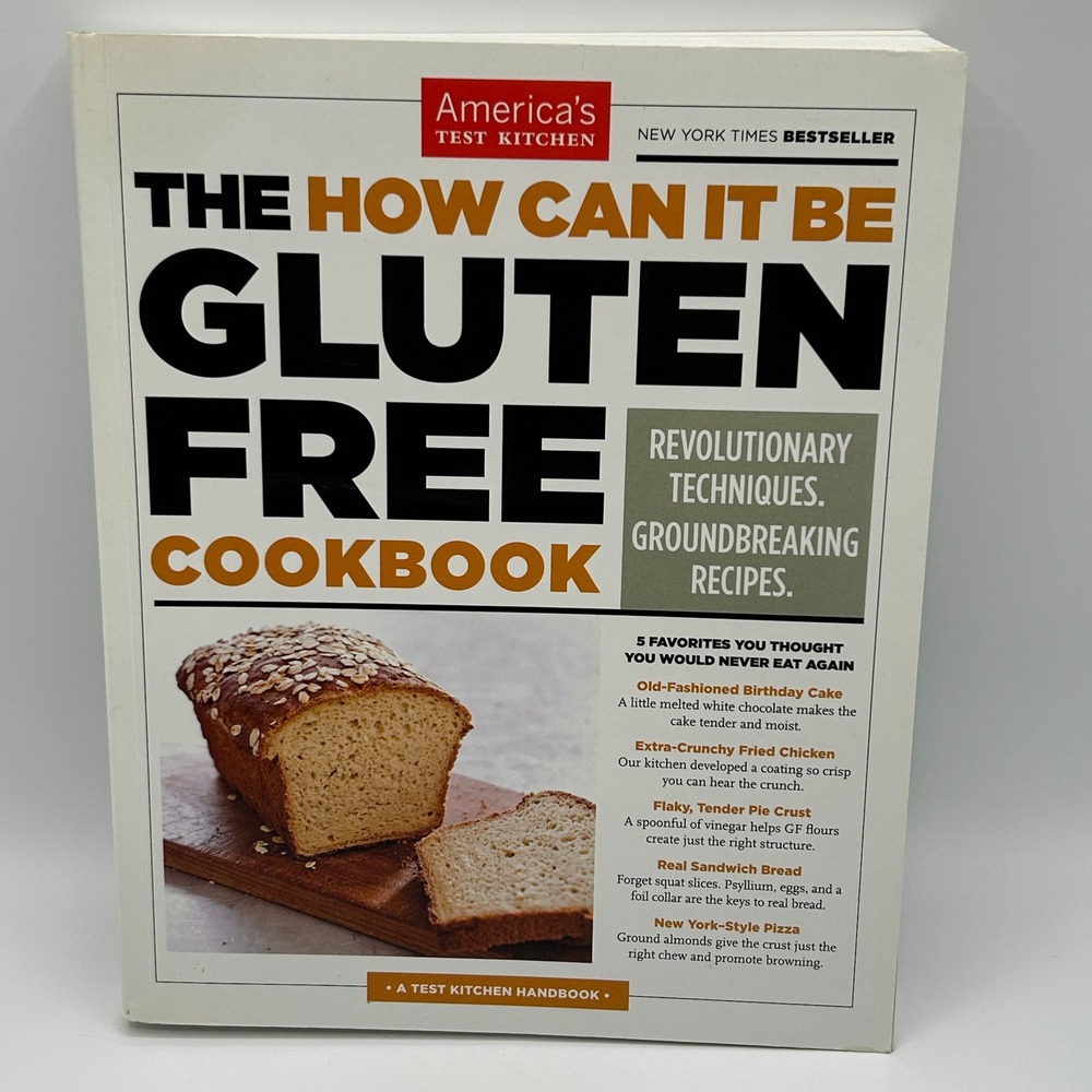 Americas Test‎ Kitchen How Can It Be Gluten Free Cookbook Paperback Bake Comfort